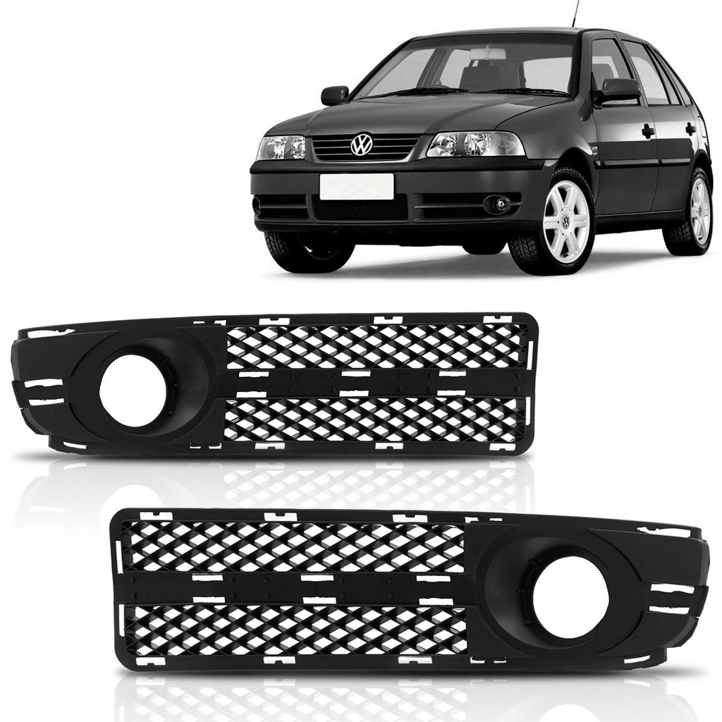 Grade Moldura Milha Gol Parati Saveiro G3 2003 2004 2005 Fase 2