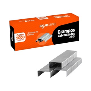 Grampo Para Papel 26/6 Galvanizados - 5000 Grampos em Oferta na Shopee