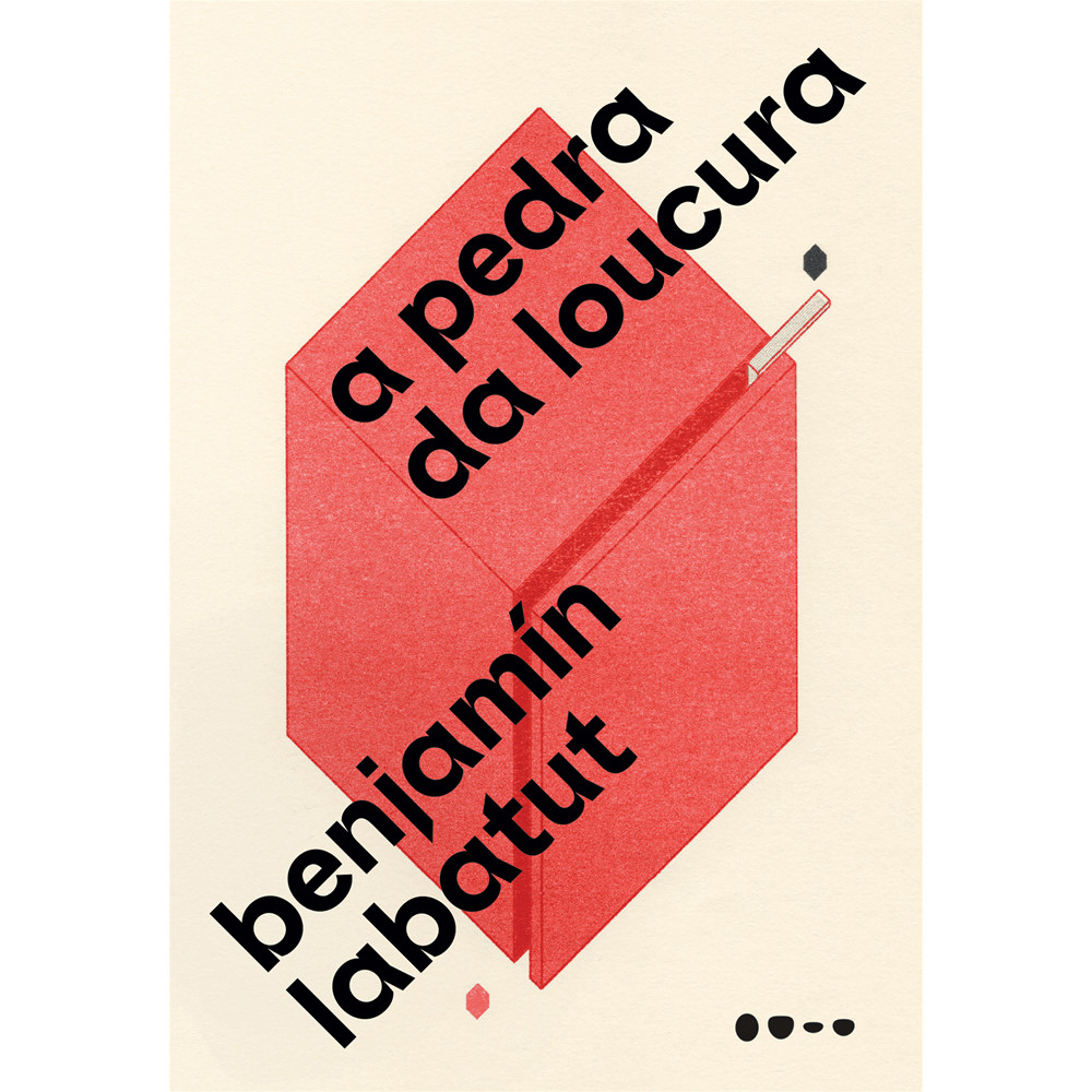 Capa do livro Livro - A pedra da loucura - por Benjamín Labatut - Editora Todavia