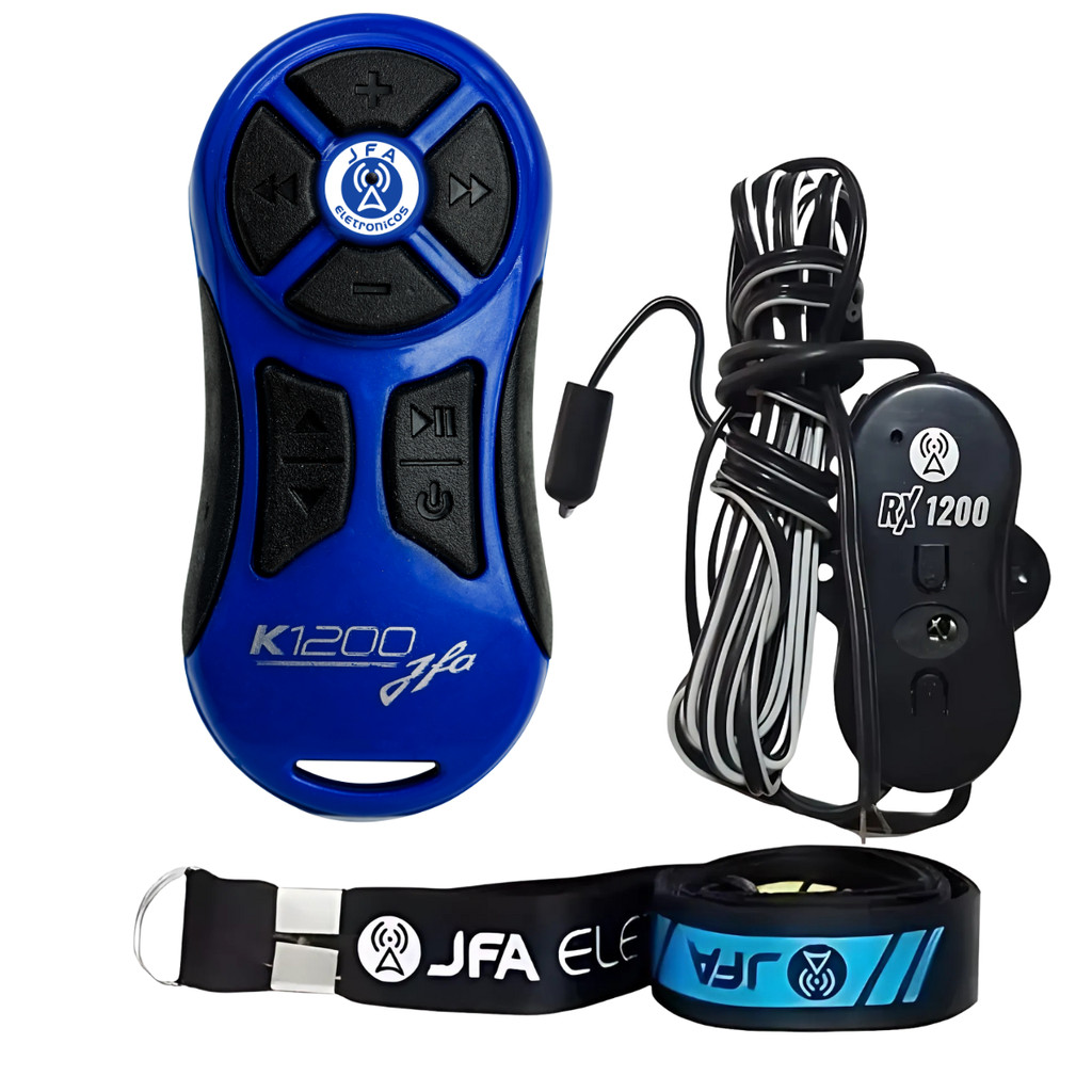 Controle Longa Distancia Jfa K1200 Azul em Oferta na Shopee