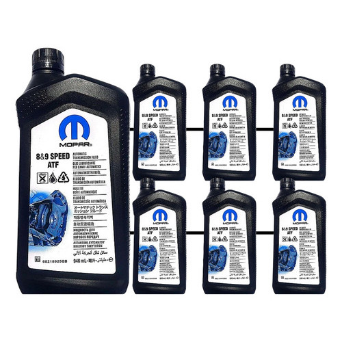 Kit 7 Óleo De Cambio 8 9 Speed Atf 9 Marchas Jeep Mopar