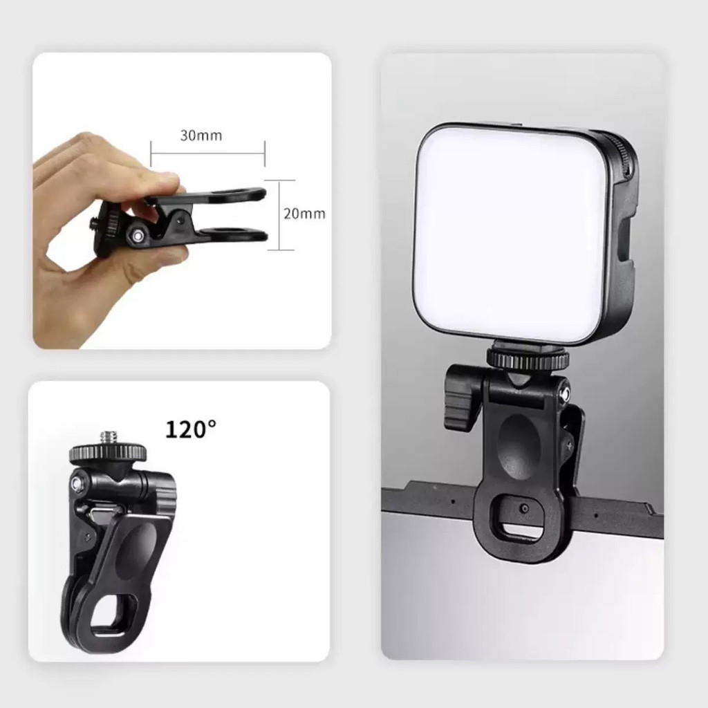 Iluminação Fotográfica Noturna De Preenchimento Mini LED Luz De Vídeo De Lâmpada Portátil Fotografia judy store — imagem 2 de 2