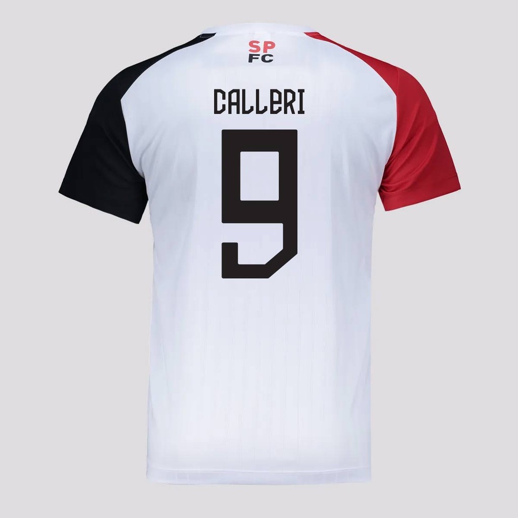 Camisa São Paulo Entrelaço 9 Calleri Branca em Oferta na Shopee