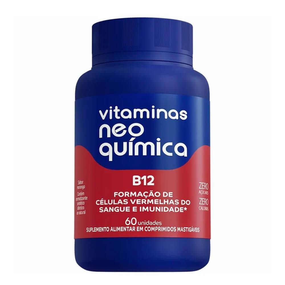 Vitamina B12 Neo Quimica Com 60 Comprimidos Mastigáveis em Oferta na Shopee