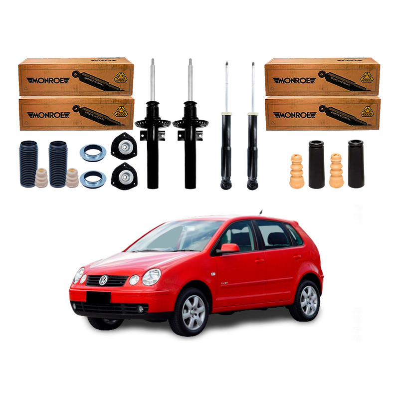 Kit Amortecedor Dianteiro Traseiro´ Polo 1.6 2.0 2003 A 2006 em Oferta na Shopee