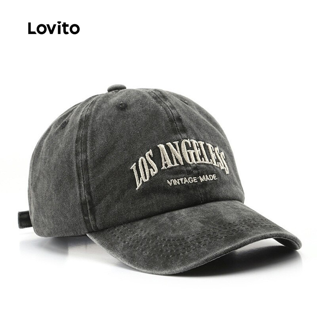 Lovito Chapéu Retrô americano LCS20A347 em Oferta na Shopee