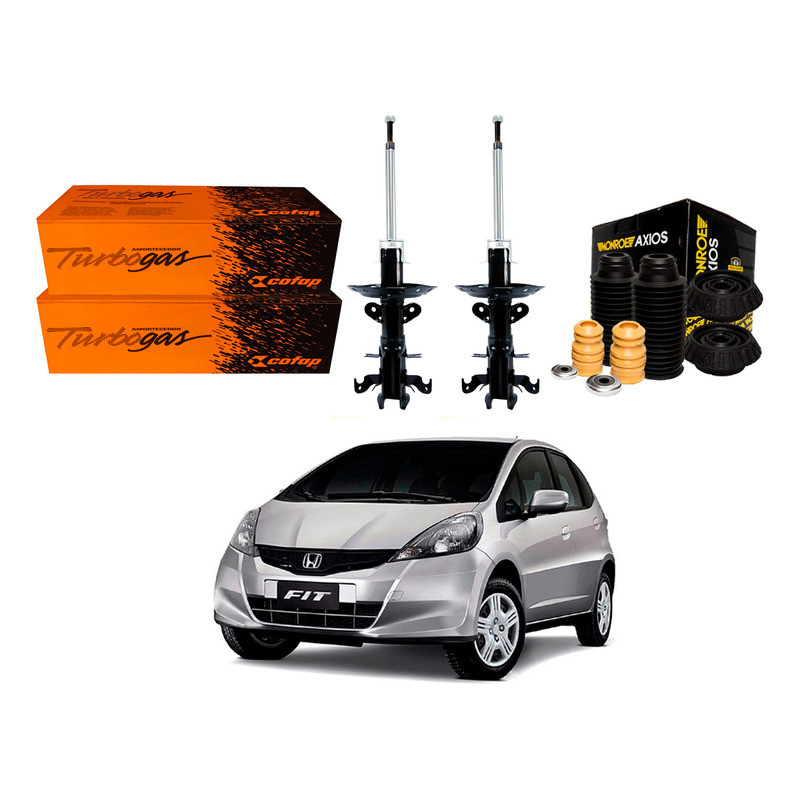 Kit Amortecedor Dianteiro´ New Fit 1.4 1.5 2009 A 2013