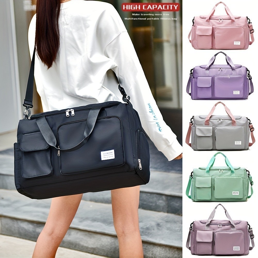 Bolsa Mala de Viagem Multifuncional de Grande Capacidade Resistente e Impermeável 30L