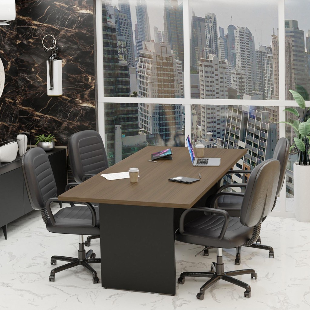 Mesa De Reunião Para Escritório 200x100cm em Oferta na Shopee