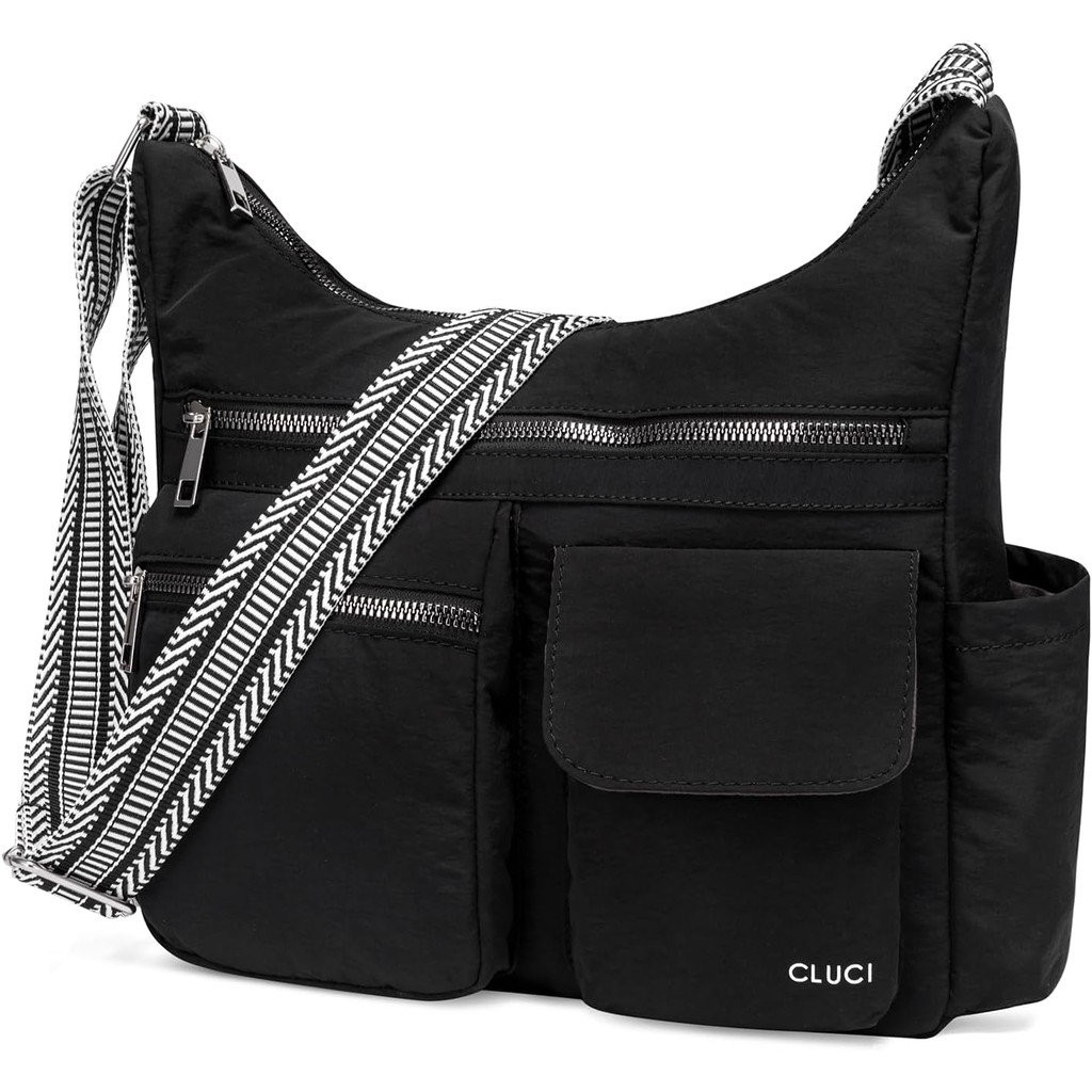 Bolsas De Viagem CLUCI Para Mulheres , Crossbody De Nylon À Prova D'água Na Moda Ombro Antirroubo