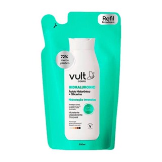 Refil Desodorante Corporal Vult Corpo Hidraluronic Hidratação Imediata 300ml em Oferta na Shopee