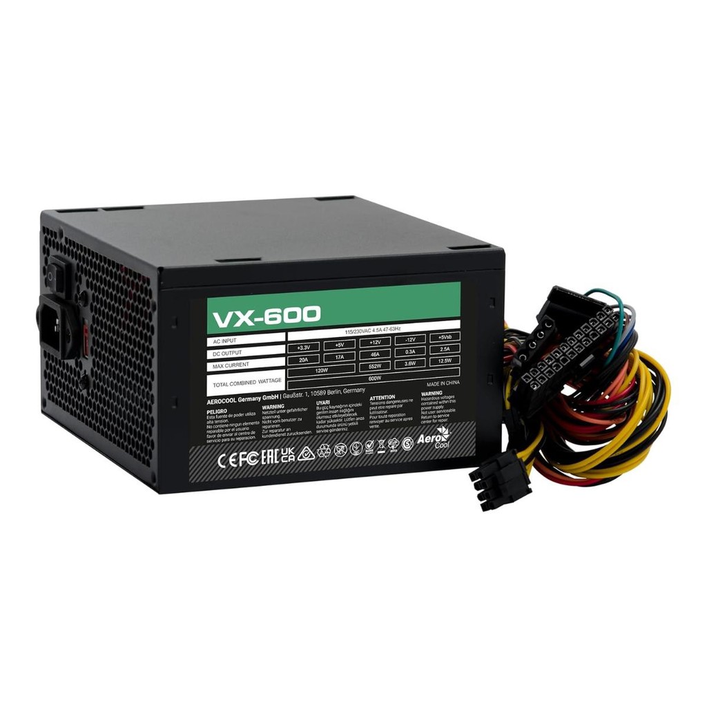 Fonte Atx Aerocool 600W Vx-600 Sem Cabo em Oferta na Shopee