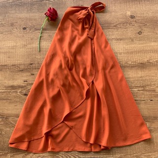 Saia Envelope TELHA - LARANJA | Forro Interno | Não fica Transparente em Oferta na Shopee