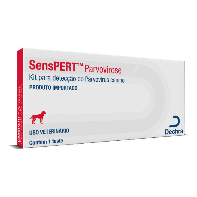 Teste Rápido Senspert Parvovirose 1un Para Cães - Dechra