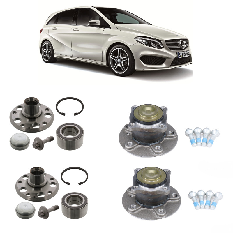 Cubo e Rolamento Rodas Mercedes Benz B200 2012 até 2018