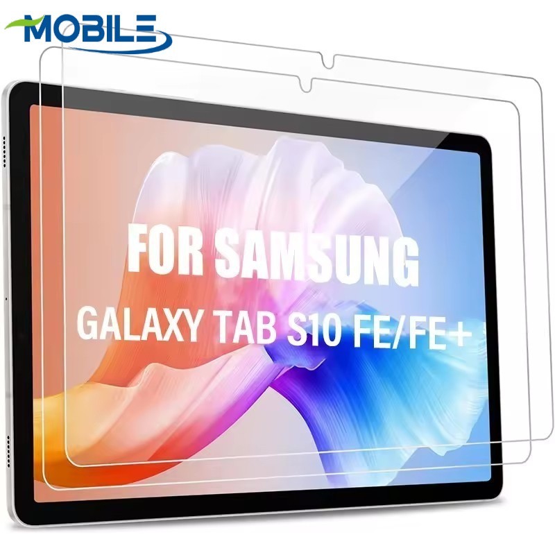 Protetor De Tela Temperado-Para Galaxy Tab S10FE/S10FE +-Alta Definição , Resistente A Arranhões-Película Protetora Tran