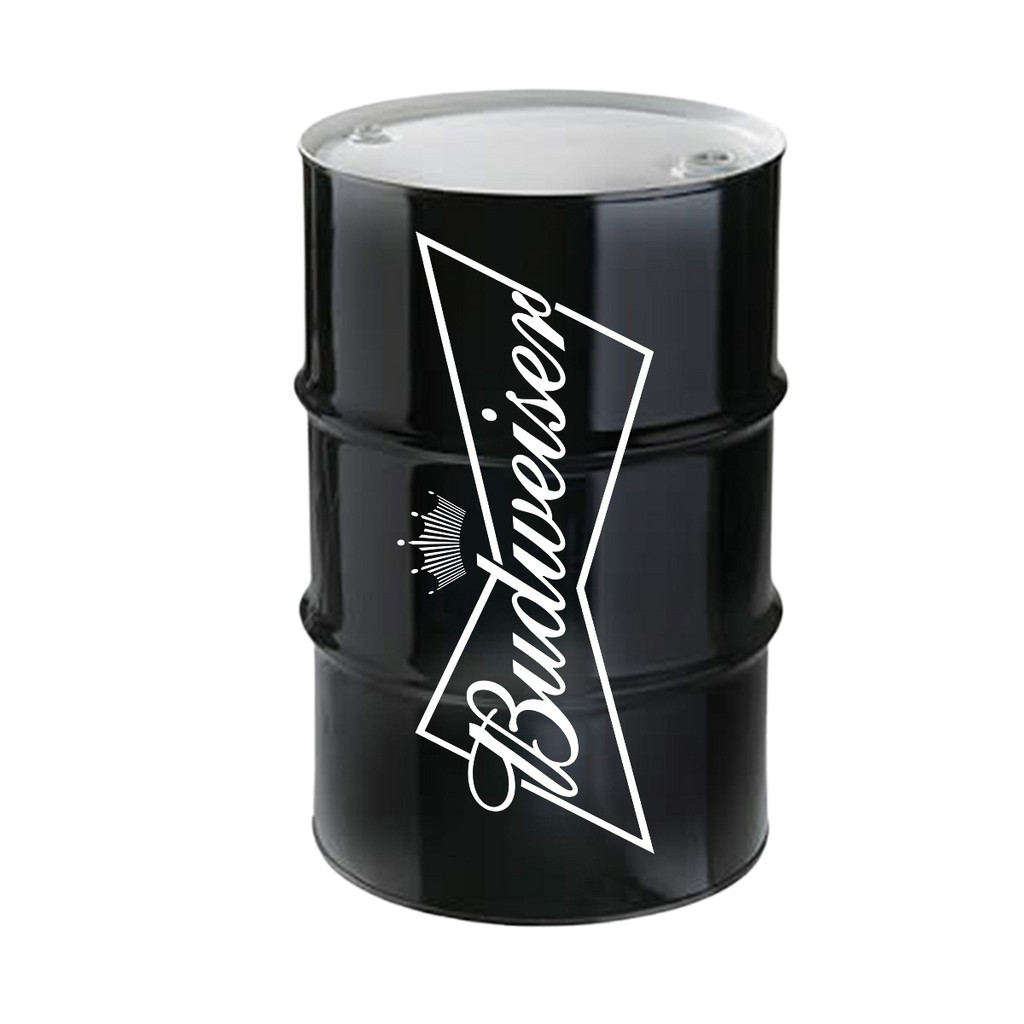 Adesivo Tonel Tambor Barril 200l Bar Bebidas Cerveja - White