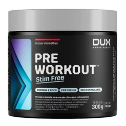 Pre Workout Stim Free - 300g Frutas Vermelhas - Dux Human Health
