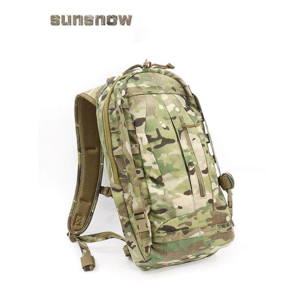 [Sun Snow Made] Mochila de lazer ao ar livre Montanhismo Camping Commuter Bolsa de um dia Mochila pequena camuflada