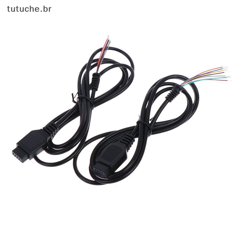 Cabo TU Para Genesis 2 MD 2 De Controle Mega Drive 2 Gamepad Controlador Estender 9Pin Game Console Fio BR