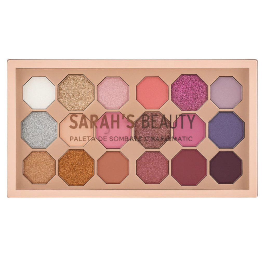 Paleta De Sombras Charismatic Sarah's Beauty 18 Cor - Cor: A