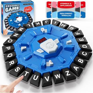 Jogo de Palavras, Jogos de Tabuleiro Familiares para Crianças e Adultos com 2 Modos, 220 Categorias de Temas, Jogos de P