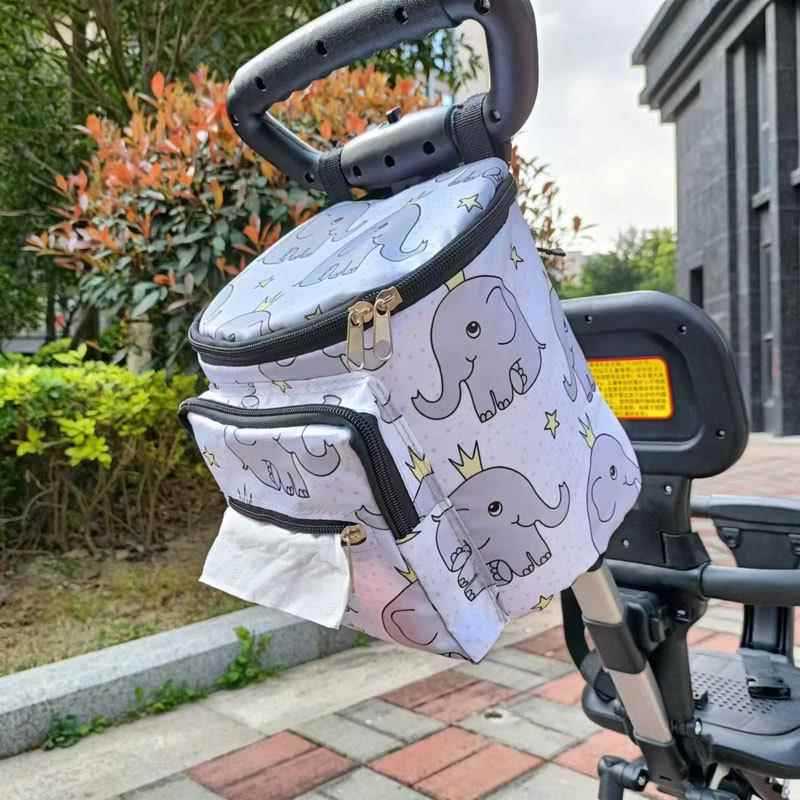 Carrinho de bebê pendurado saco andando bebê acessível ferramenta acessórios saco de armazenamento guarda-chuva carro sa