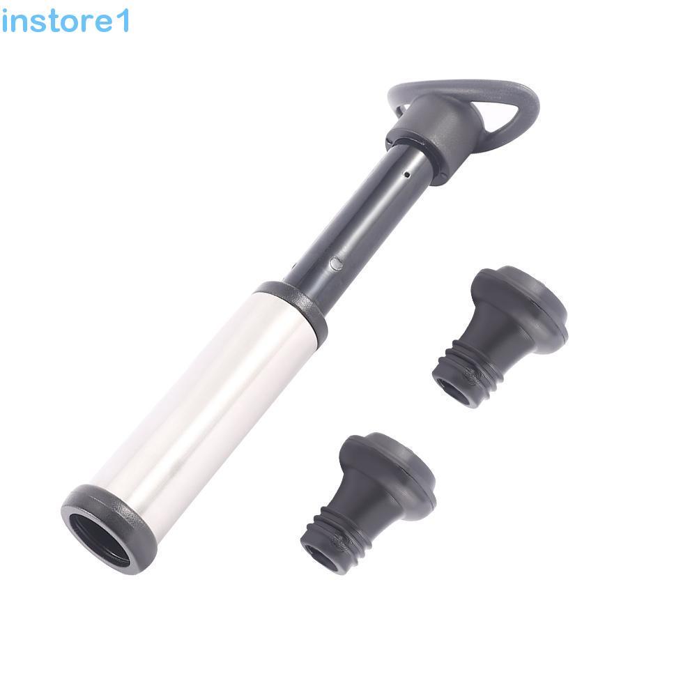 Conjunto De Rolha De Vinho INSTORE Em Aço Inoxidável Para Manter O Fresco Com Bomba De Vácuo Aerador Doméstico Reutilizá