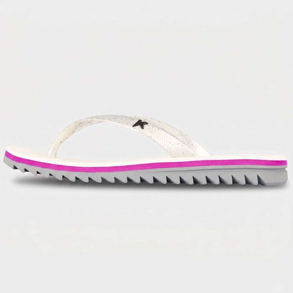 Chinelo Kenner Ibiza Pro Feminino - Branco e Rosa