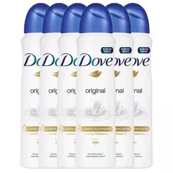 Desodorantes Dove Aerosol Women Original 150ml - Kit com 6 Unidades