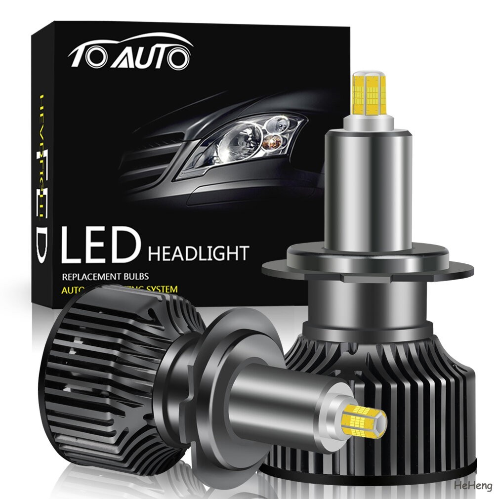 H1 H7 H8 H11 HB3 9005 HB4 9006 Bi LED Lâmpadas De Farol-60000LM Para Lente De Projetor Lâmpada De Neblina Automática