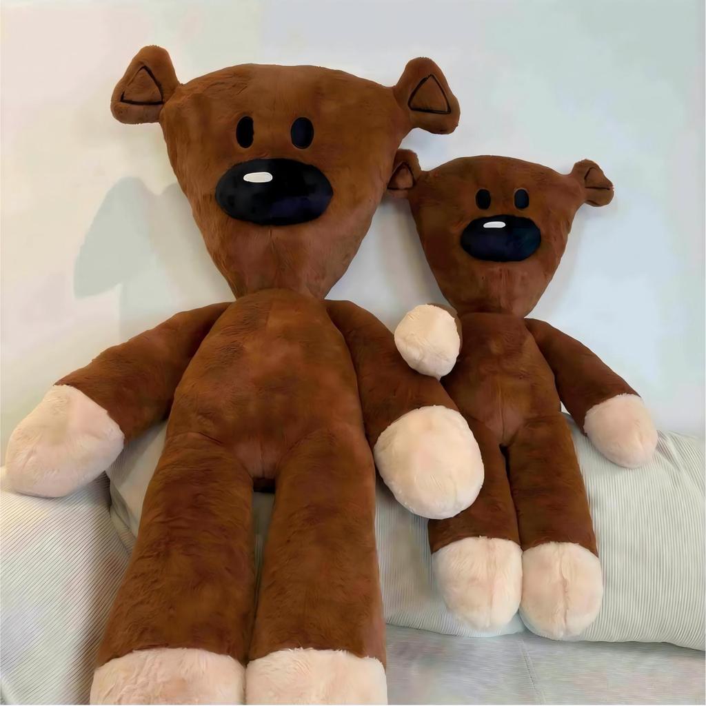 Urso de Pelúcia Mr. Bean, Boneco de Pelúcia Mr. Bean, Boneco de Companhia para Dormir em Estilo Cartoon, Urso Obediente,