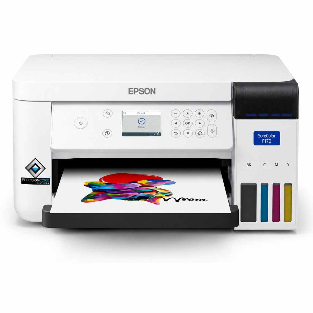 Impressora Sublimática Epson SureColor F170 A4 Wi-Fi Ethernet USB PrecisionCore Original Sublimação