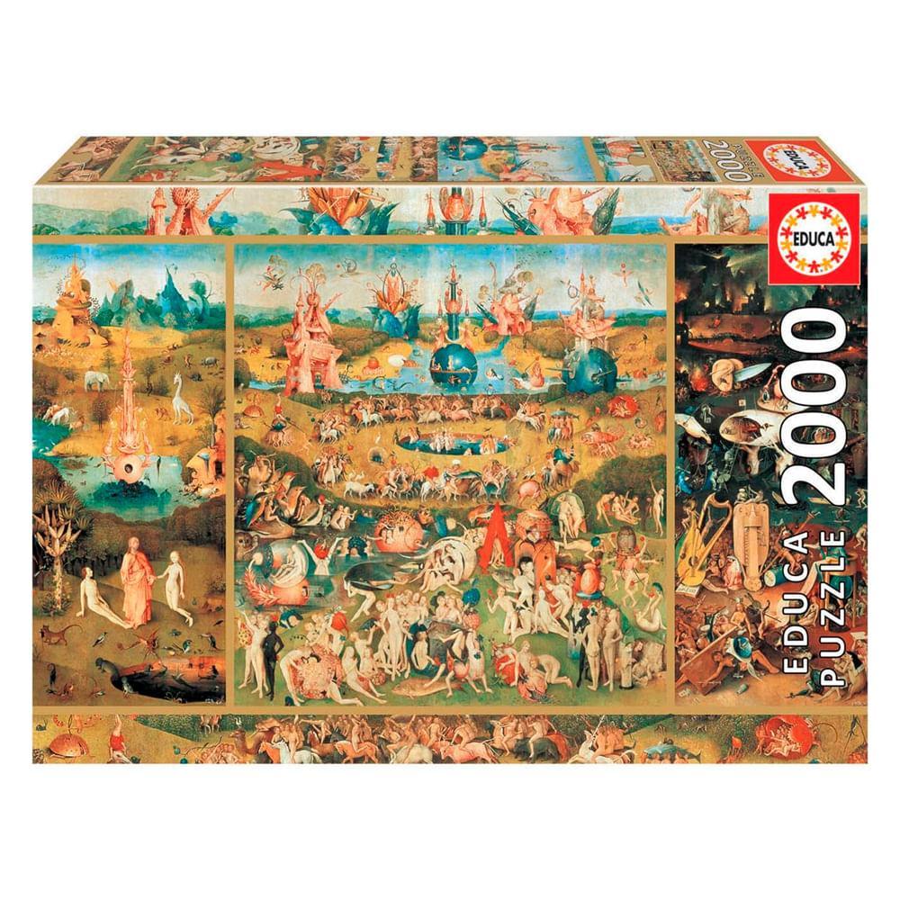 Puzzle 2000 Peças O Jardim das Delícias - Educa 18505