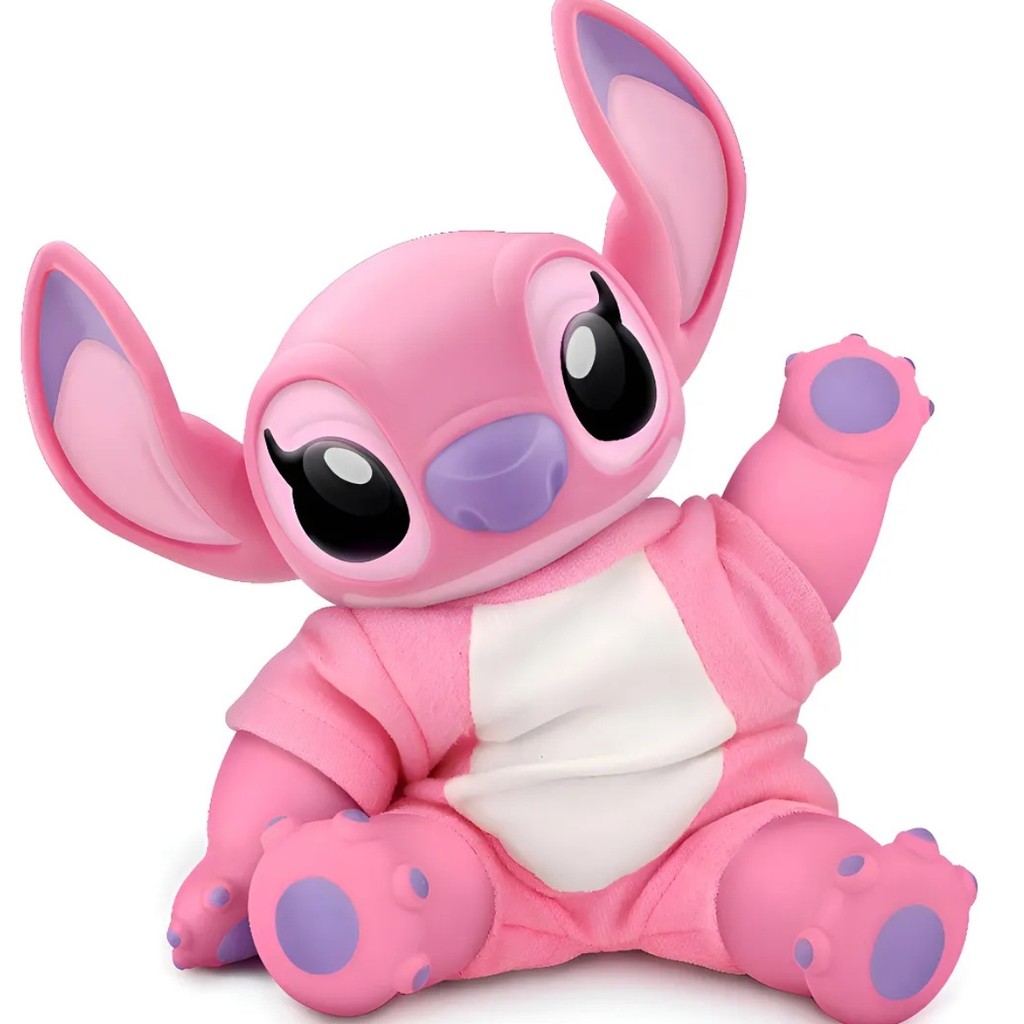 Boneco Angel Stitch Coleção Amor De Filhote Em Vinil Infantil - Roma