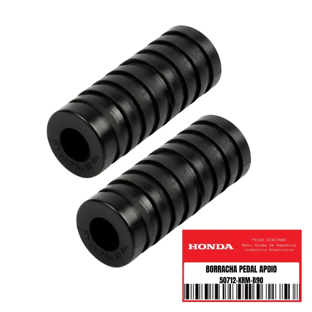 PAR Borracha Pedal Apoio Honda POP 110i BIZ 110I BIZ 125 ES EX