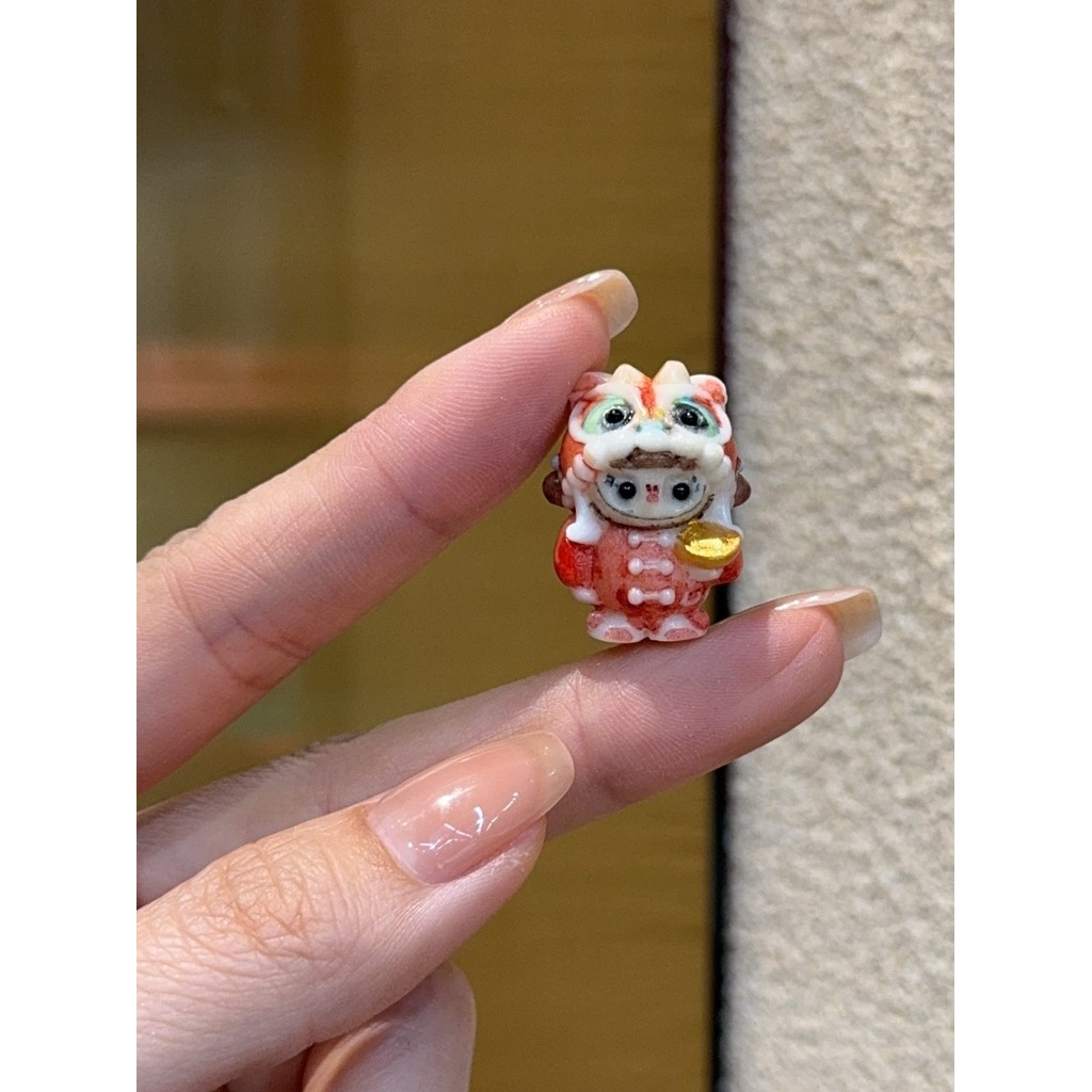 Marfim fruta raiz Pay leão Rabu pano artesanal diy acessórios pulseira pingente acessórios moda All-Match S