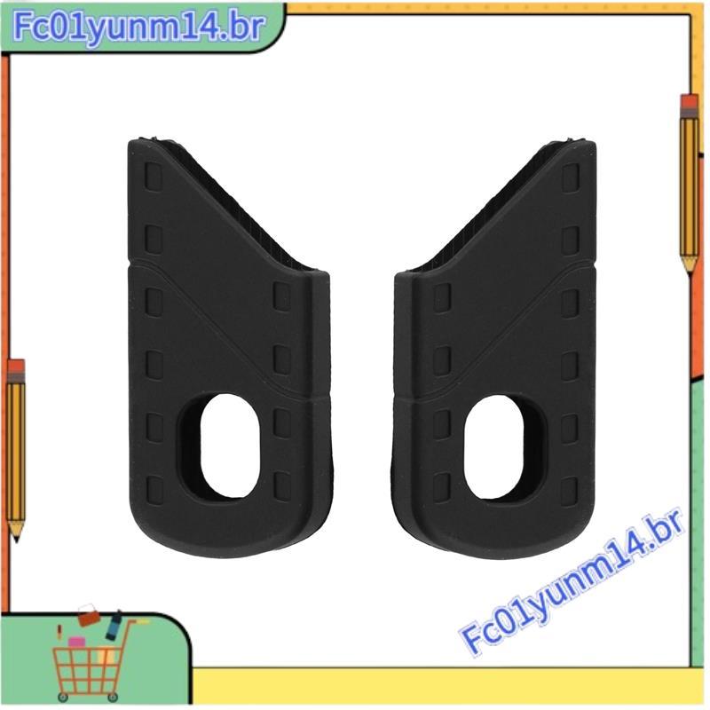 2 Pçs Universal Bicicleta Engrenagem Fixa Borracha Manivela Protetor Capa Caso MTB De Estrada Braço Bota Manga , Preto