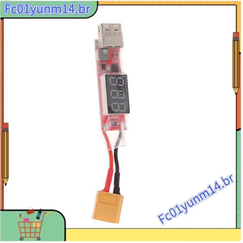 Conversor De Bateria De Lítio Lipo 2S-6S Para Carregador USB Com Placa Adaptadora De Exibição De Tensão Proteger Recurso