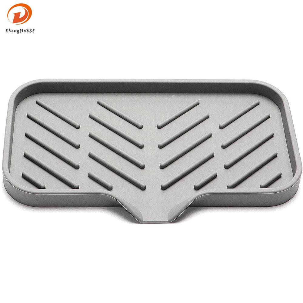 [Novo C] Bandeja De Sabão De Cozinha De Silicone , Rack De Esponja De Drenagem De Pia , Armazenamento Usada Para Purific