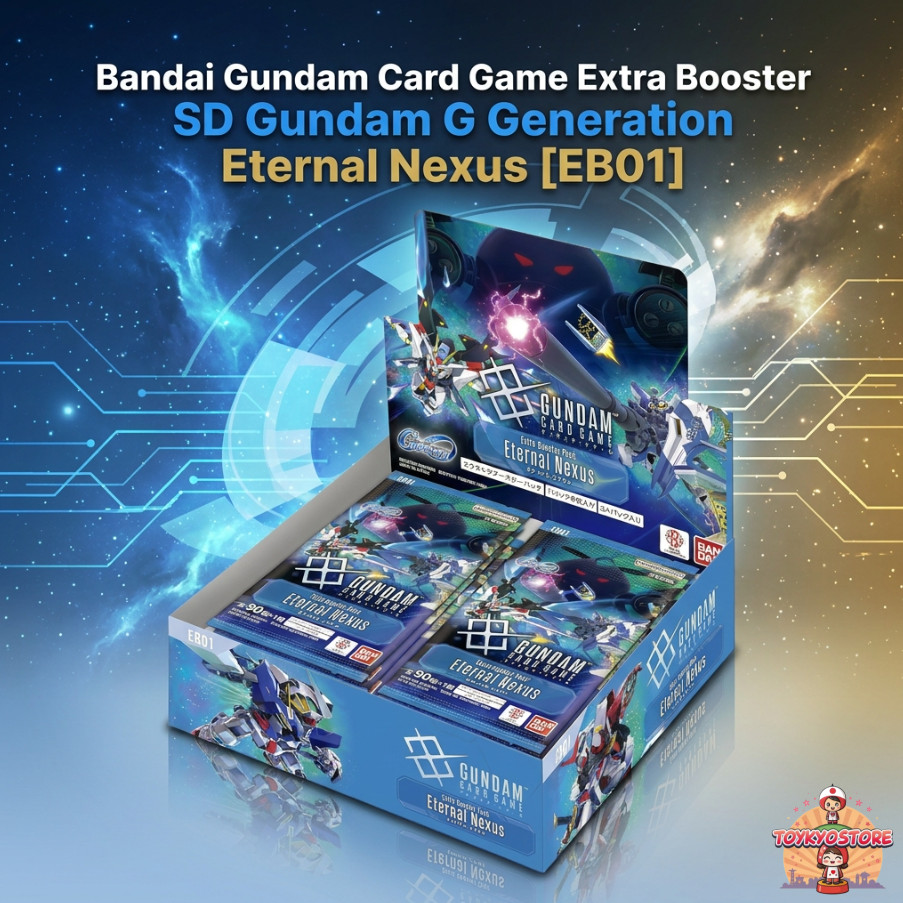 Release 27 June | [Japanese Ver.] BANDAI Gundam Card Game Extra Booster SD Gundam G Generation Eternal Nexus [EB01]