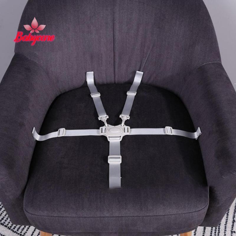 BYCE > Bebê Universal 5 Pontos Arnês Cadeira Alta Cinto De Segurança Cintos Para Carrinho De Novo