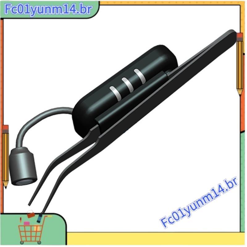 Pinça De Cílios LED De 1W Com Luz UV , Lâmpada De Extensão De Chicote Interruptor De Toque , Cola De Cura Rápida Para Ex