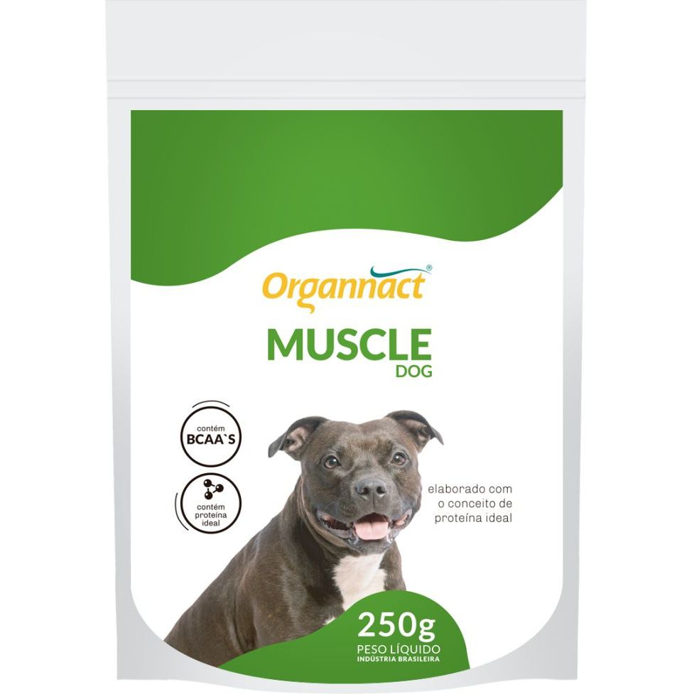 Suplemento Muscle Dog Sache 250g Organnact 250 g Cachorro