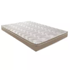 Colchão Viúva D33 / EP / Anatômico Confort Ultra Firme Euro Pillow Brown (128x188x17) - Paropas