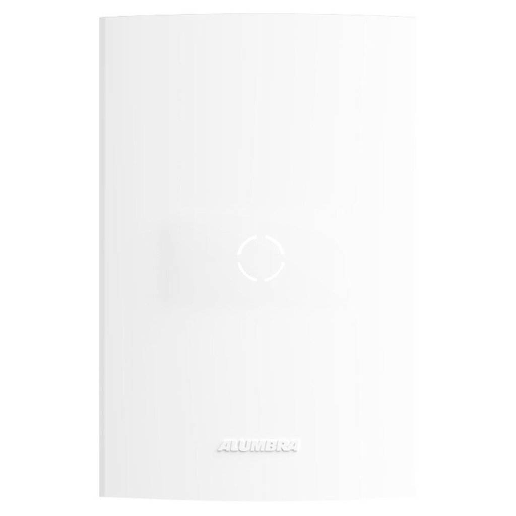 Placa 4x2 Cega/Saída de Fio com Suporte Inova Pro Alumbra Branco
