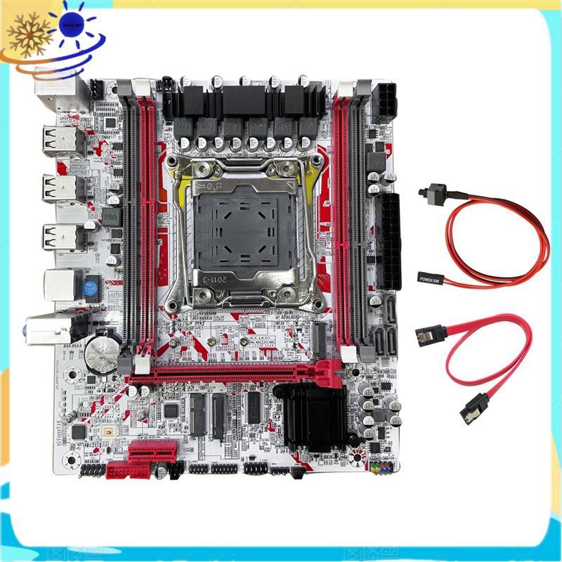 [Le's Shop] Kit De Placa-Mãe X99 X99G757 Para Jogos De Mesa LGA 2011-3 DDR3 HM55 Chip Suporte E5 2666/2673/2676/2696 V3
