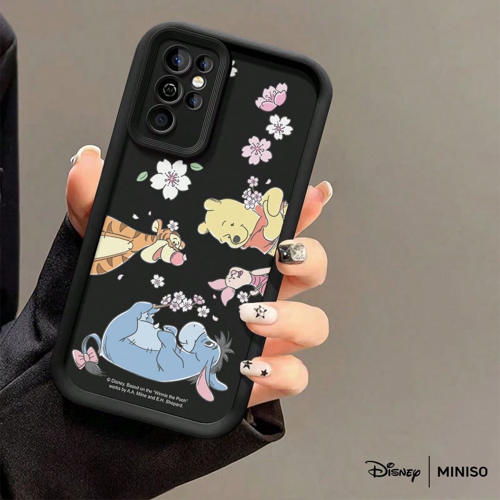 Ursinho Pooh Capinha Capa Para Samsung A05S A15 A07 A13 A55 A35 S24 ULTRA  A23 A54 A17 A26 S23 FE Silicone Anti Queda