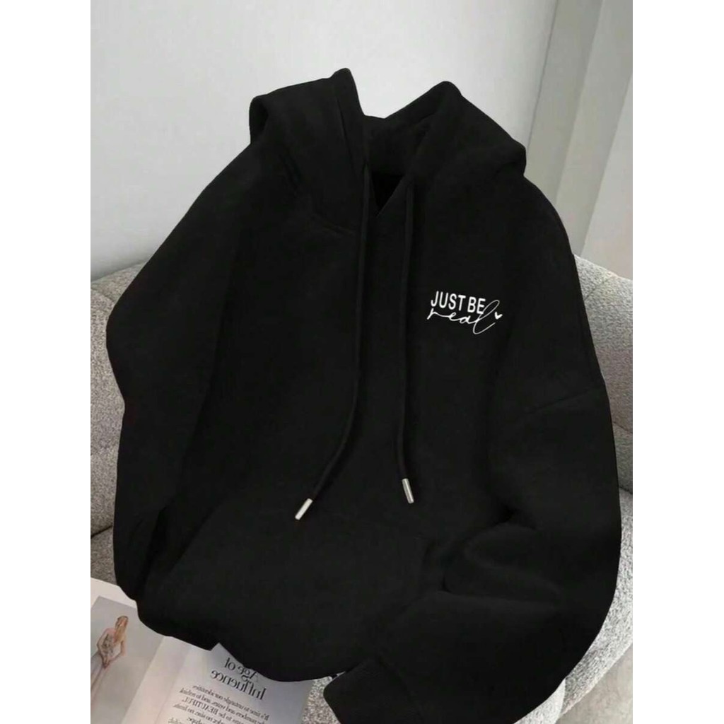 Blusa De Frio Moletom Feminino Estampada Com Capuz Flanelado Cangurú Confortavél Desenho Delicado Fofo Casual De Algodão