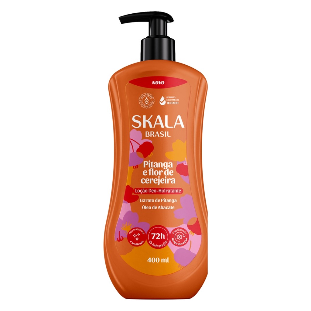 Loção Hidratante Corporal Pitanga Flor Cerejeira Skala 400ml